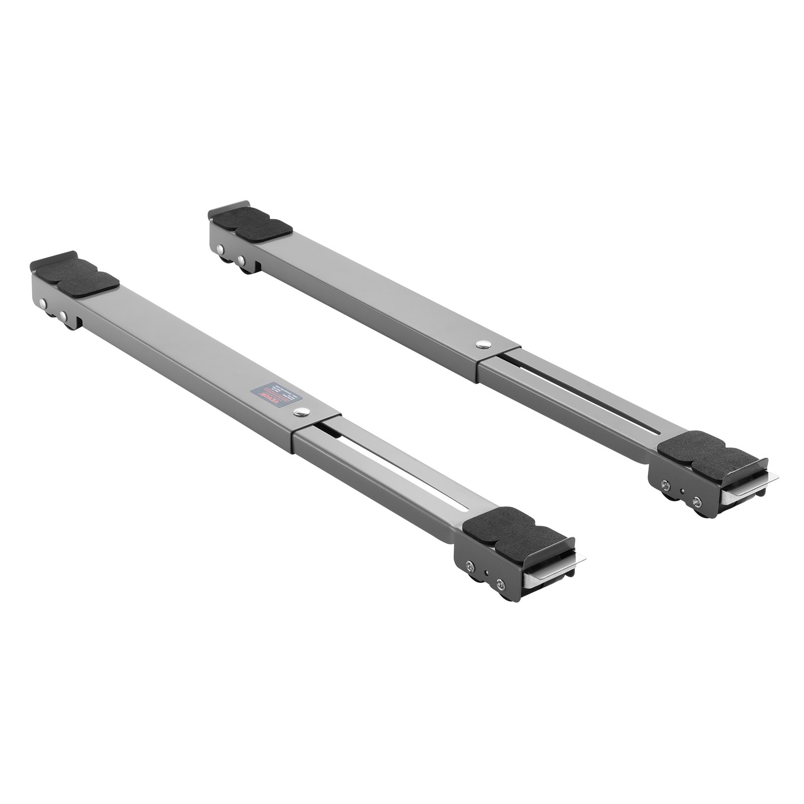 Heavy Duty Appliance Rollers, 330 lbs Load Capacity, Furniture Dolly Mobile Roller with Adjustable Base for Washer and Dryer, Extendable Appliance Rollers Easily Move Washing Machines, Gray