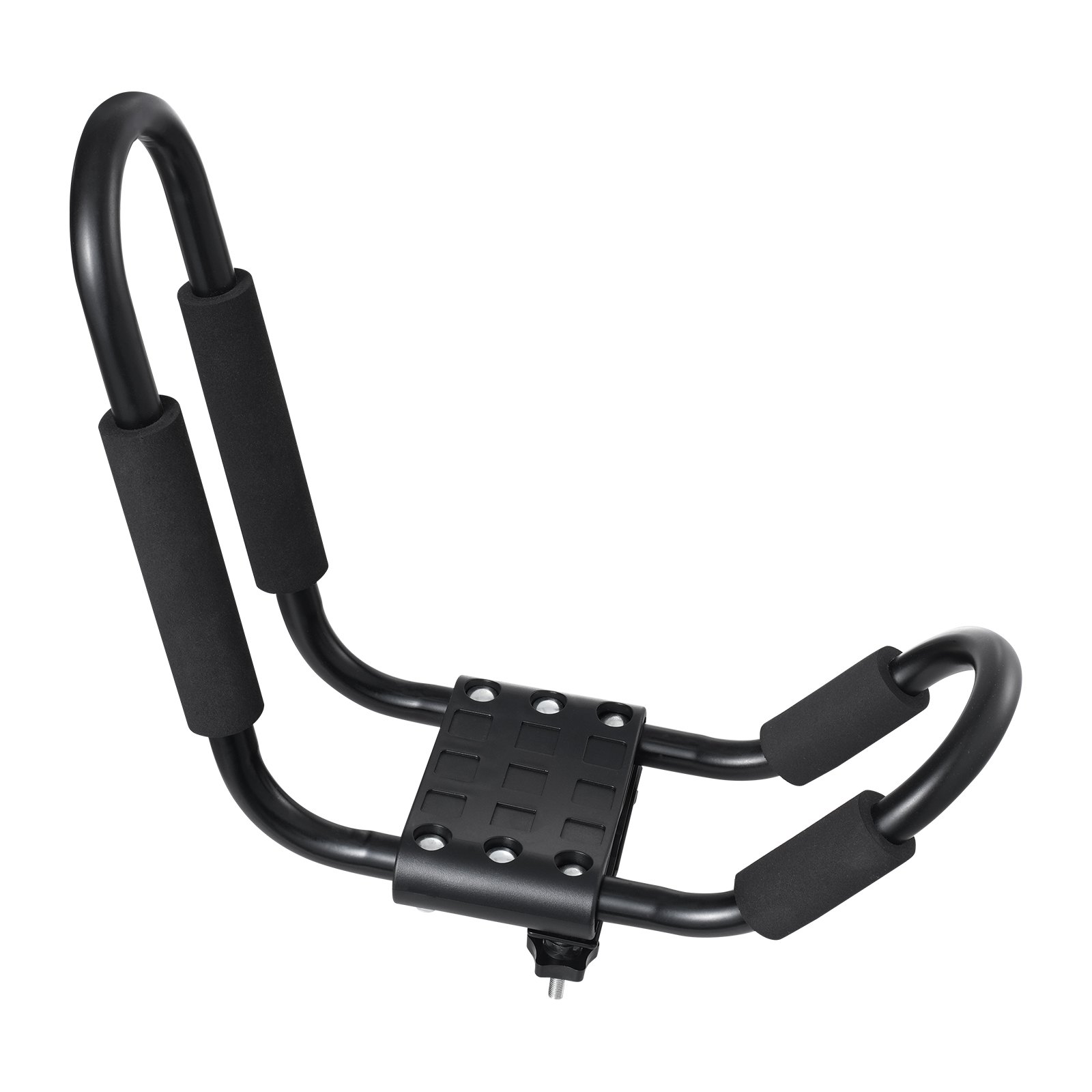 Kayak Roof Rack 2 Pairs J-Bar, Soft Roof Rack, Top Mount Tie Down, Carrier for kayak, Surf Board, Canoe, SUP, Ski Board, Mount on Car, SUV, Truck, 2 Kayaks