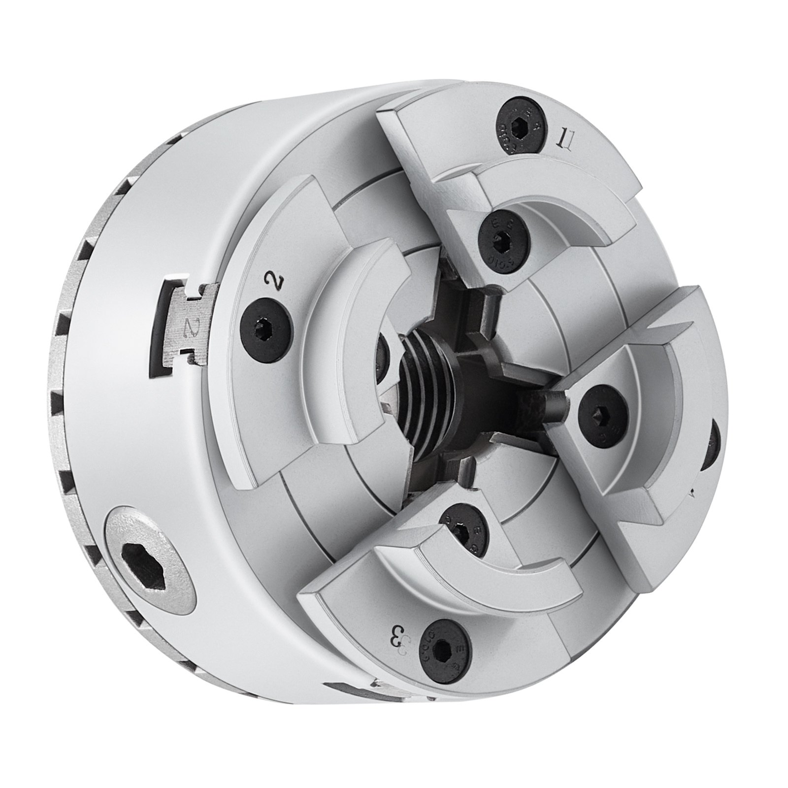 KP2-3/4 Lathe Chuck, 4-Jaw 70 mm Diameter, Metal Lathe Chuck Turning Machine Accessories, Self-centering Tool, for Lathe, Precision Machining, Grinding Machines, Milling Machines