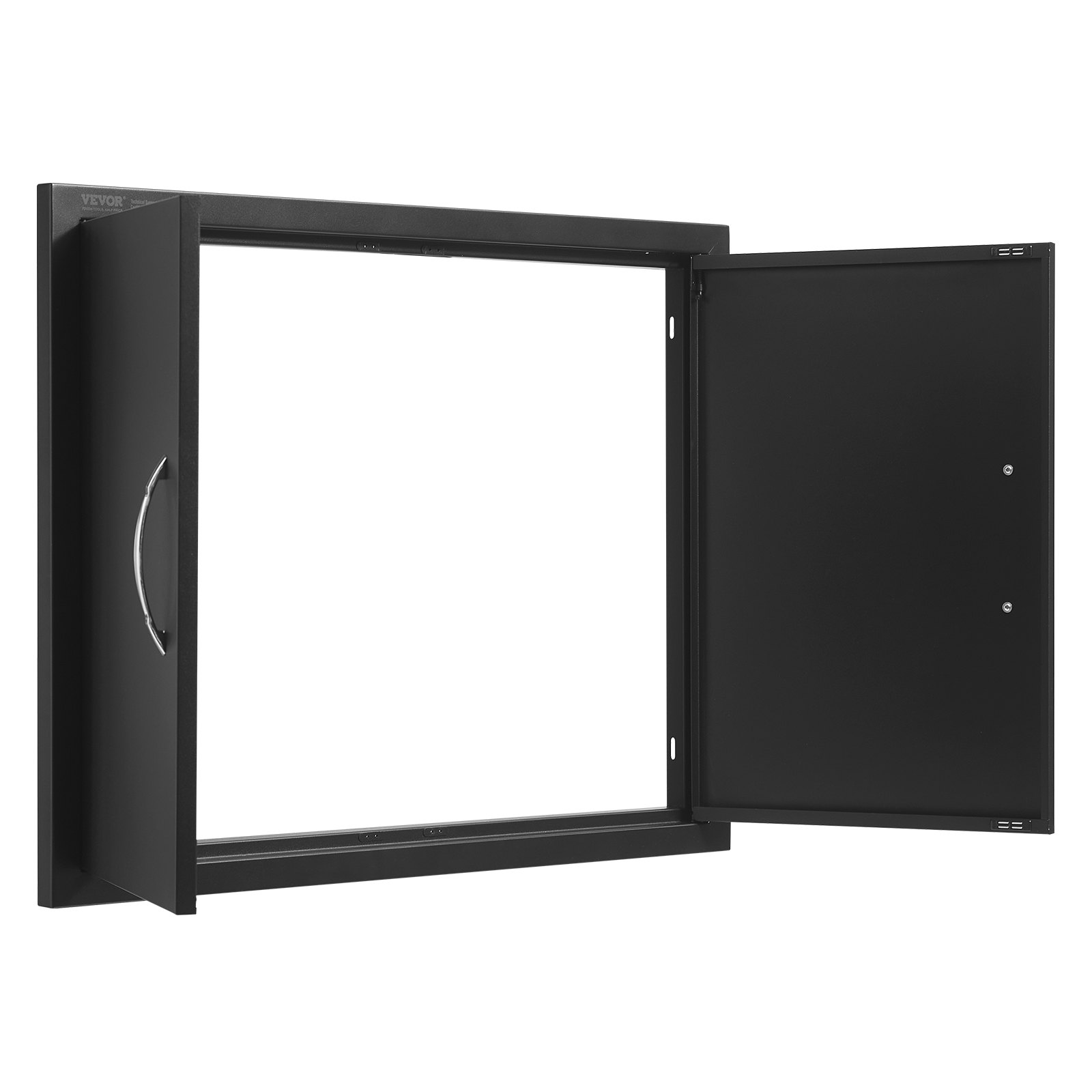 VEVOR BBQ Access Door, 788x610 mm Double Outdoor Kitchen Door, Cold Plate Flush Mount Door, Wall Vertical Door with Handles, for BBQ Island, Grilling Station, Outside Cabinet