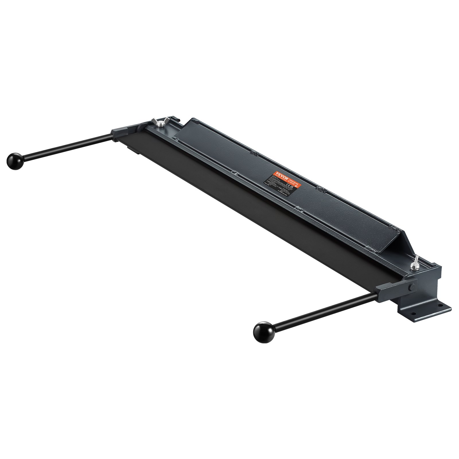 Box and Pan Brake, 1220 mm ± 15 mm, 0-130 Degrees Sheet Metal Bending Brake, Portable Mini Metal Bender with 20 Gauge Low Carbon Steel 14 Gauge Aluminum Capacity Power Handle, for Metal Bending