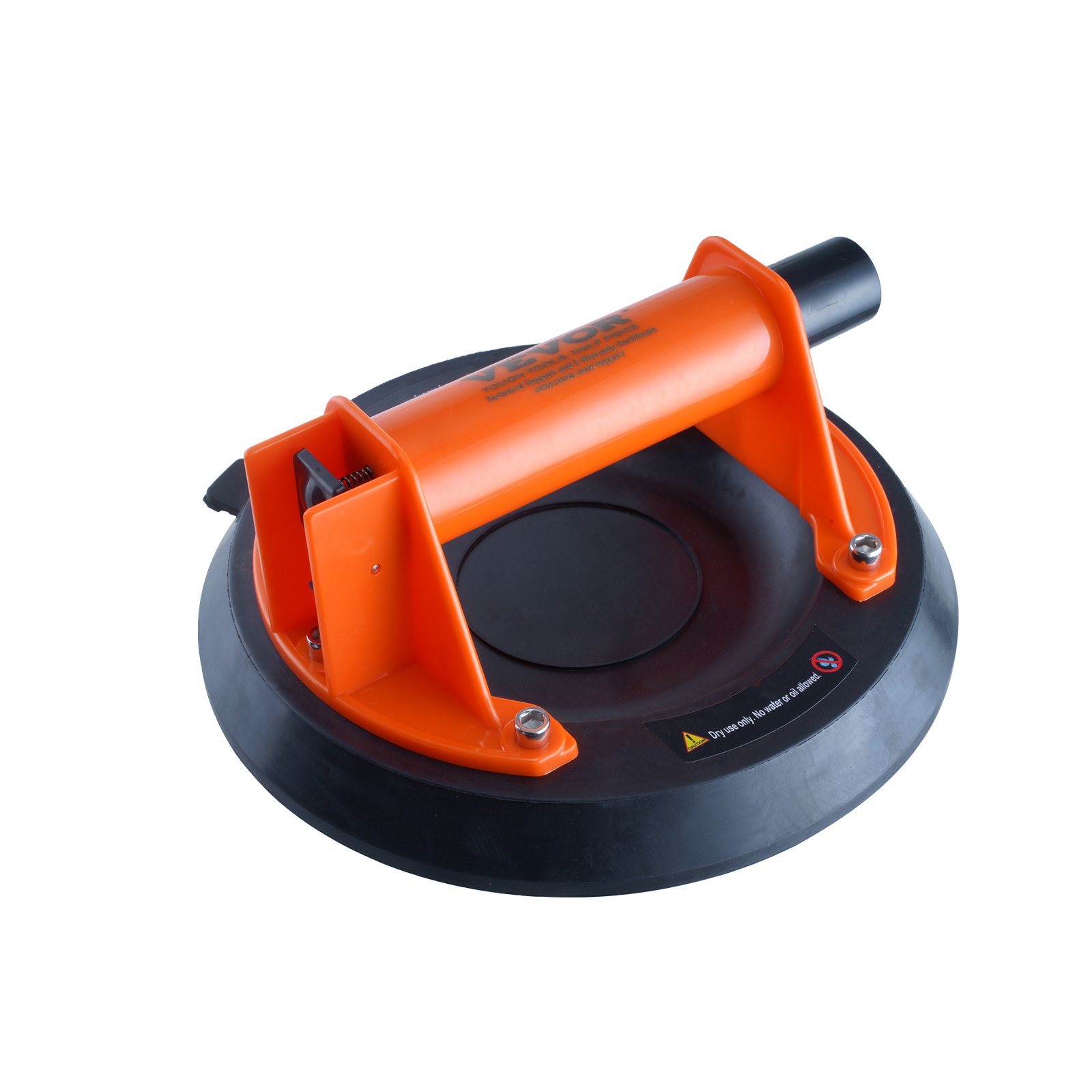 Glass Suction Cup, 203 mm 278 kg Capacity, Vacuum Suction Cup with ABS Handle and Carry Box, Heavy Duty Industrial Suction Cup Lifter Tool for Glass, Granite, Tile, Metal, Wood Panel Lifting
