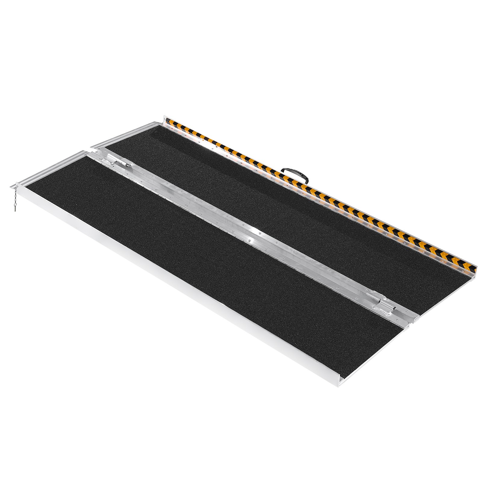 Portable Wheelchair Ramp, 183 cm 363 kg Capacity, Non-Slip Aluminum Folding Threshold Ramp, Foldable Mobility Scooter Ramp Wheel Chair Ramp, Handicap Ramp for Home Steps, Stairs, Doorways, Curbs