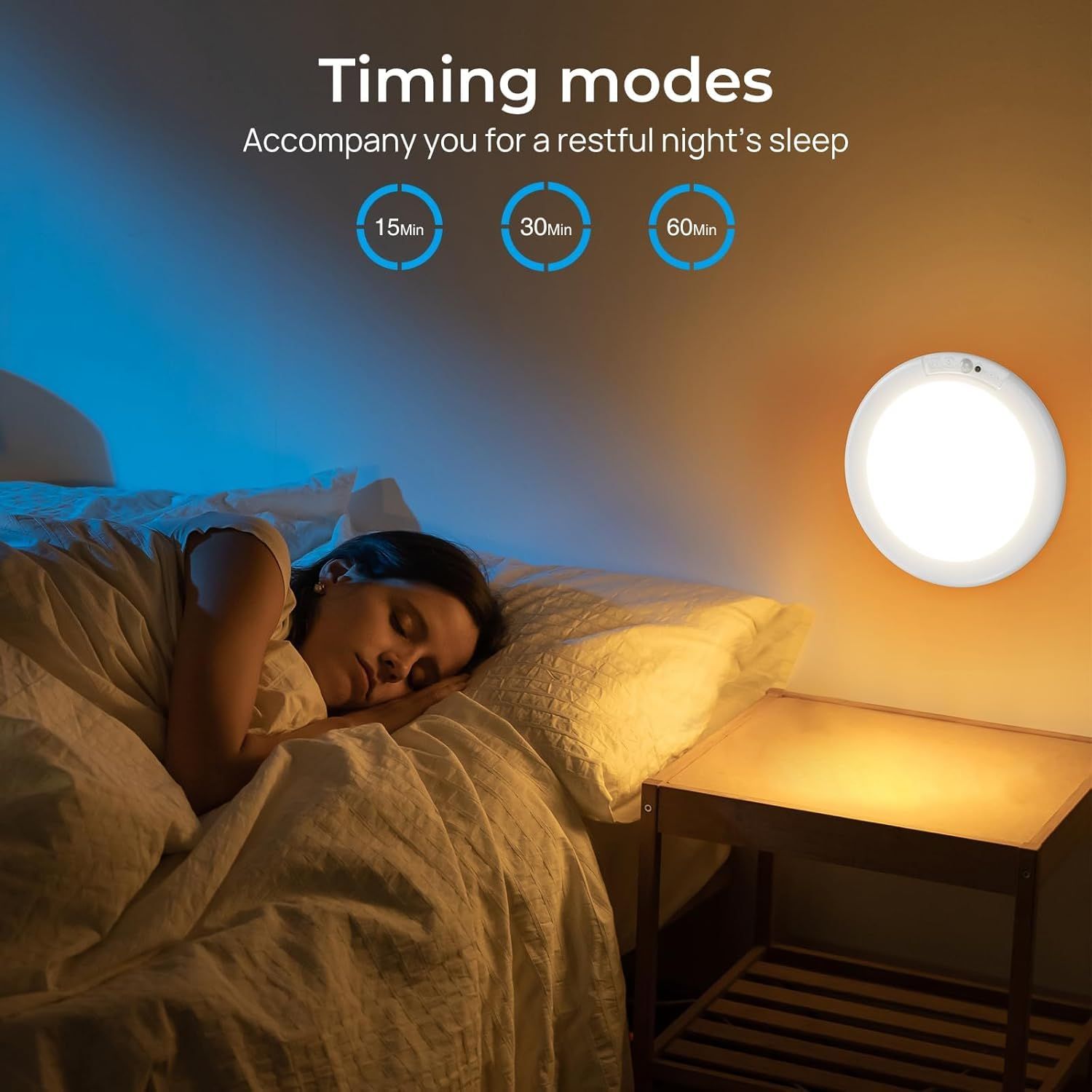Rechargeable Motion Sensor Ceiling Light with Remote