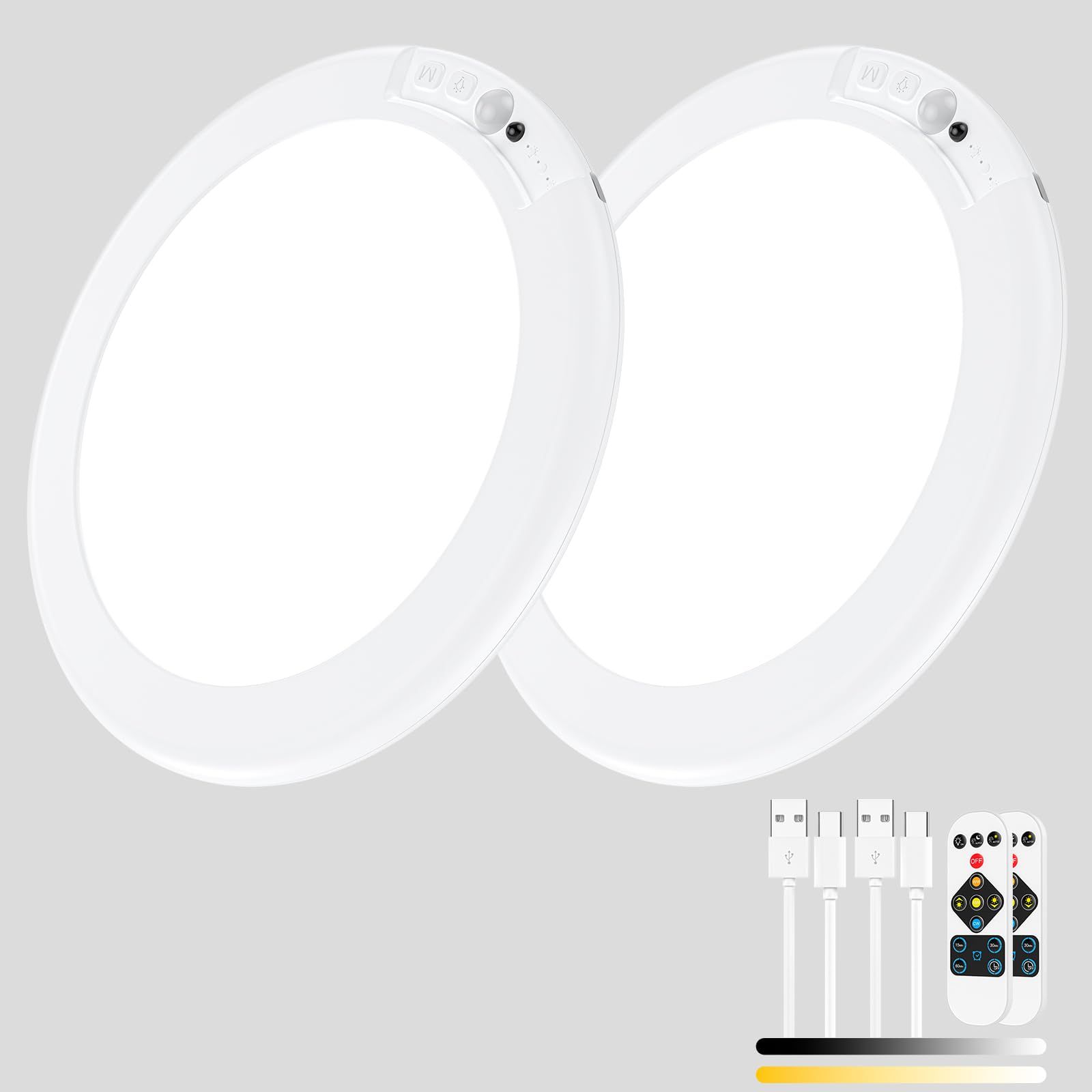 2 Pack Magnetic Wireless Ceiling Light 2 Pack Magnetic Wireless Ceiling Light