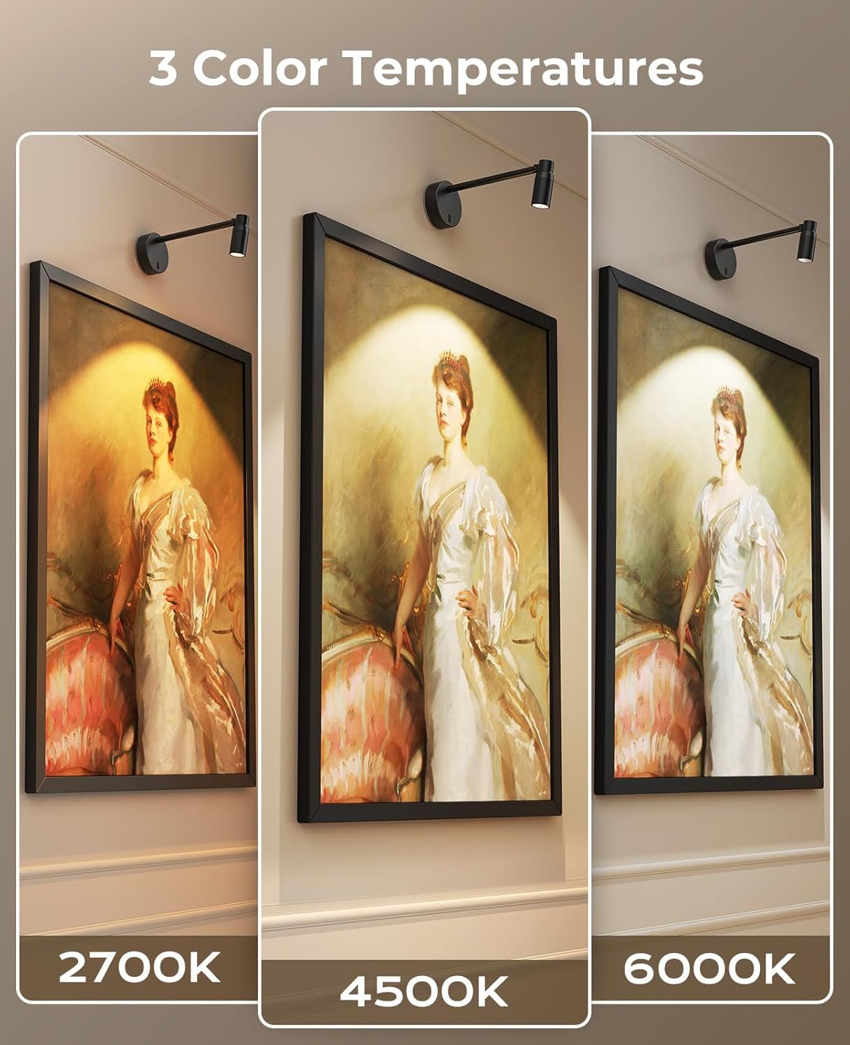 Zoomable Picture Light for Wall