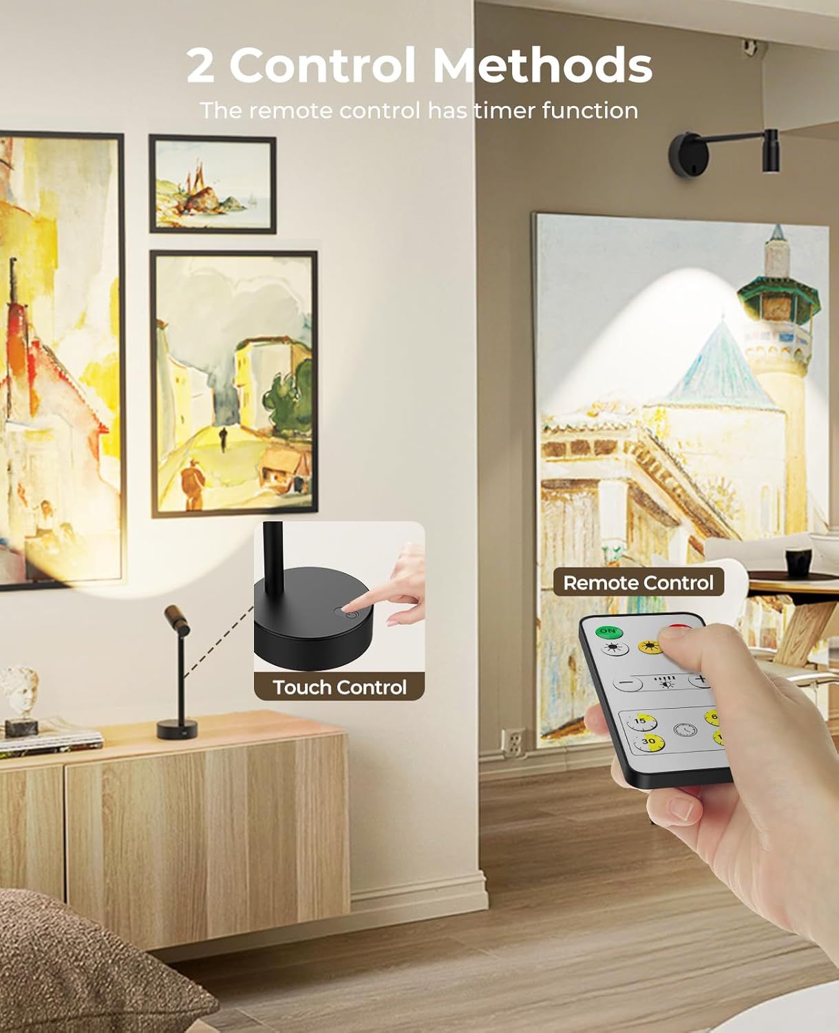 Zoomable Picture Light for Wall