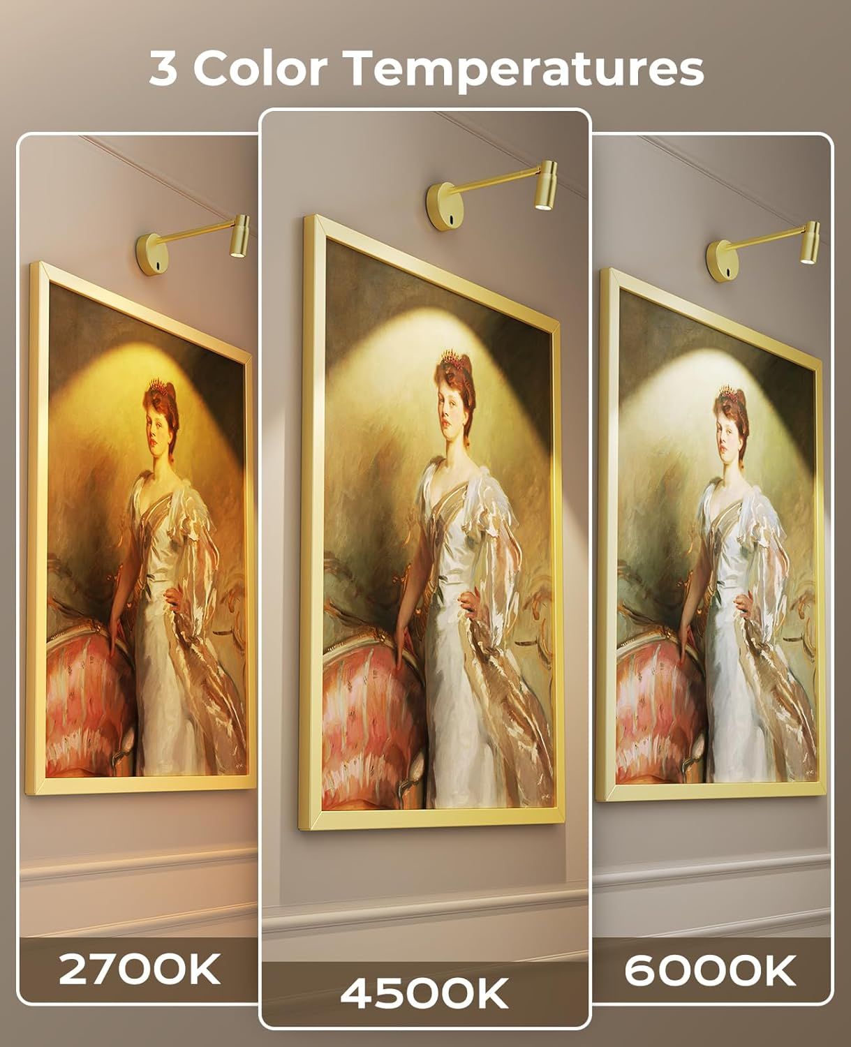 Zoomable Picture Light for Wall