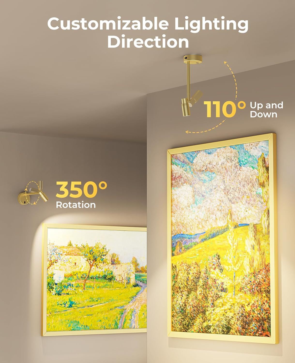 Zoomable Picture Light for Wall