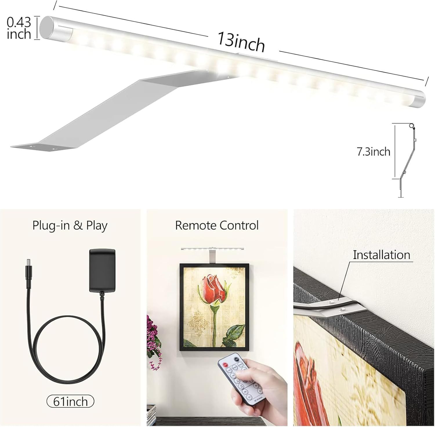 Picture Lights for Wall Plug in or Hardwired