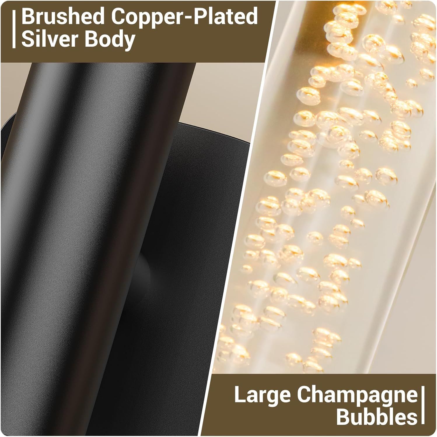 Black Battery Operated Wall Sconce Set of 2