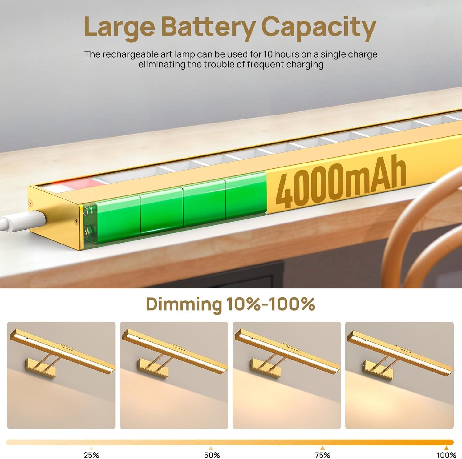 Picture Light Battery Operated