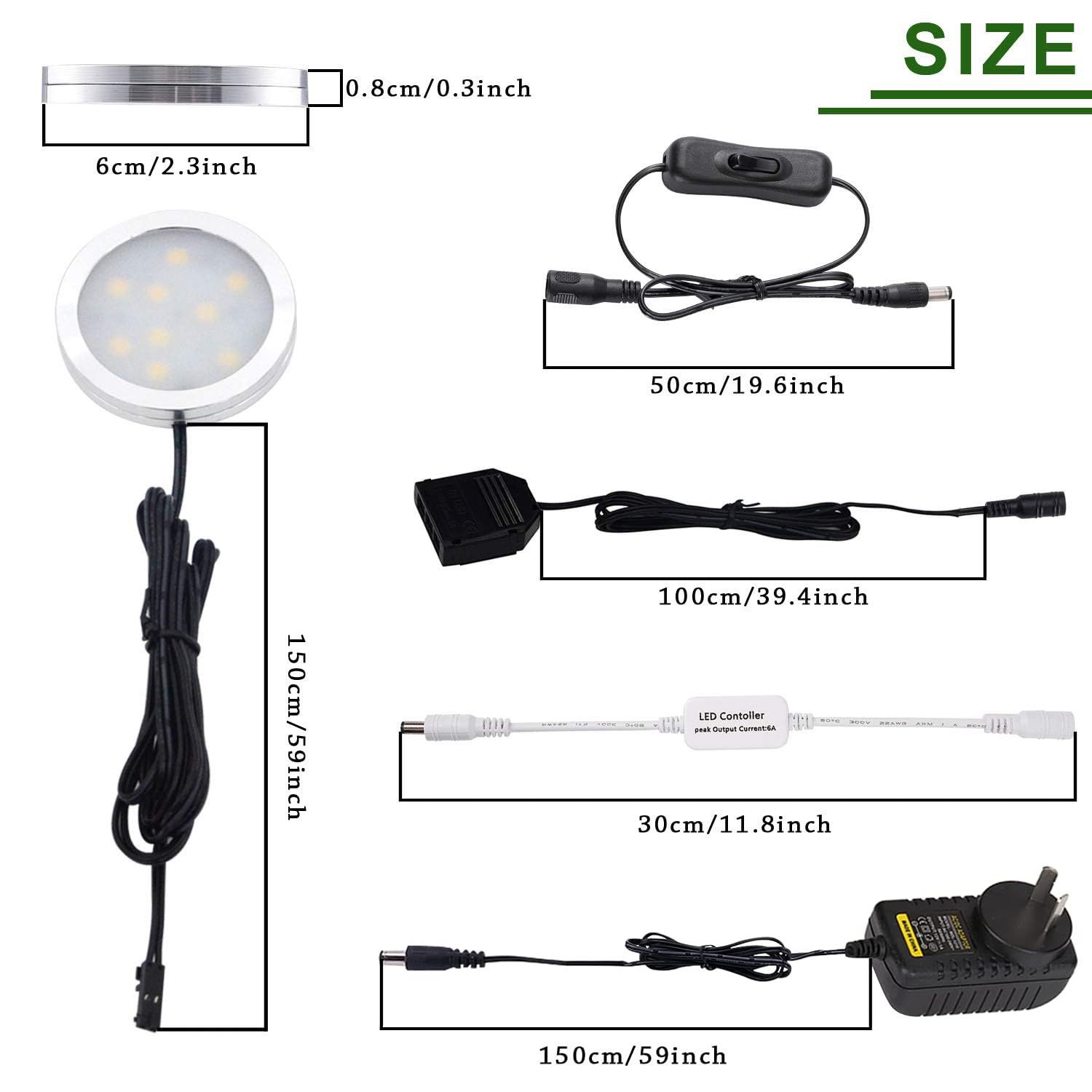 Dimmable LED Under Cabinet Lighting