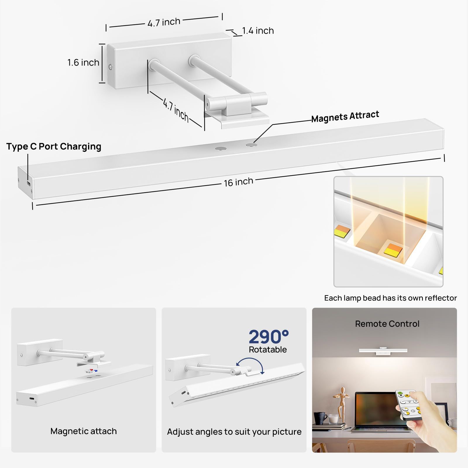 Picture Light Battery Operated