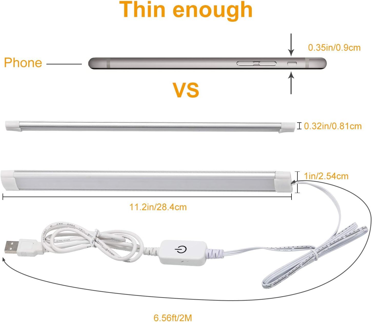Dimmable LED Under Cabinet Lighting