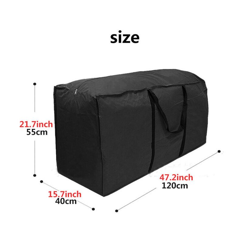 Storage Bag for Garden Furniture Cushions and Pillows