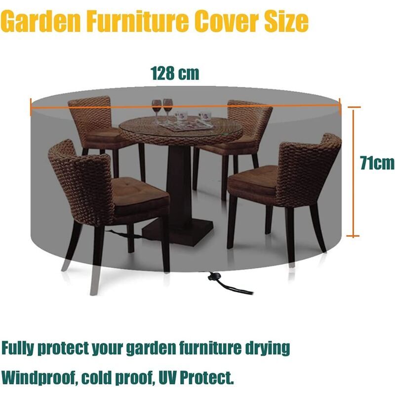 Round Garden Furniture Cover