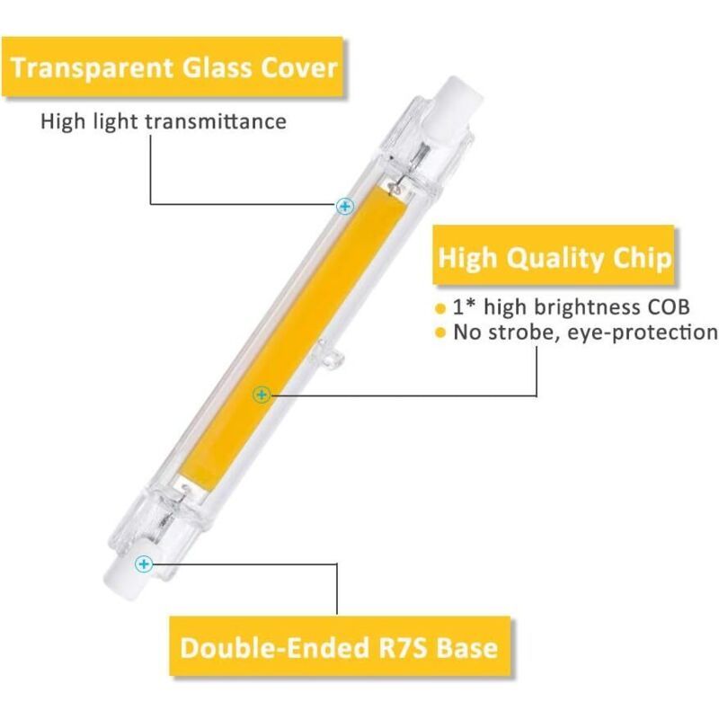 2 Pack R7S LED Bulb