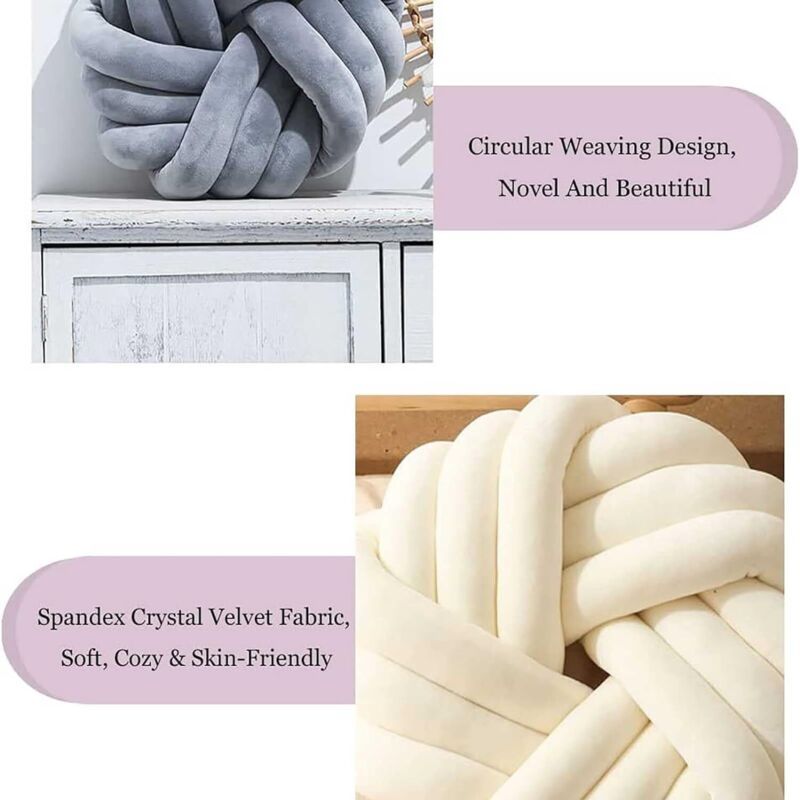 Round Knotted Cushion
