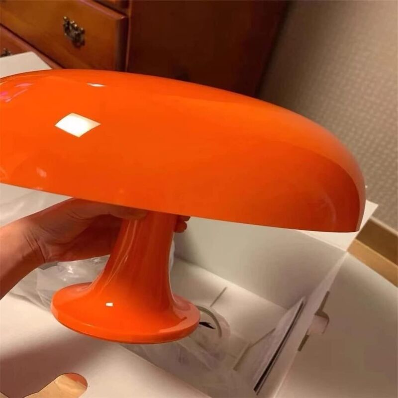 Mushroom Table Lamp LED Room Decoration Orange