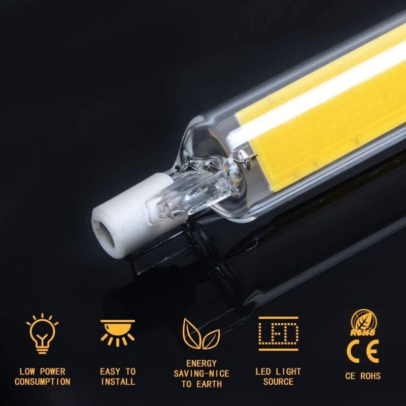 R7S LED Bulb 10W Warm White 230V Non Dimmable COB