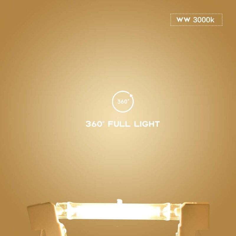 R7S LED Bulb 10W Warm White 230V Non Dimmable COB