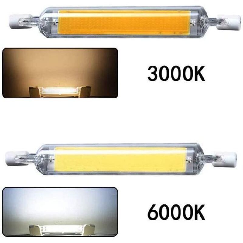 R7S LED Bulb 10W Warm White 230V Non Dimmable COB