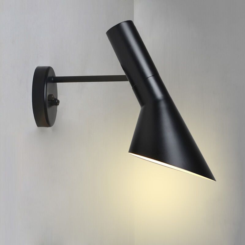 Modern Wall Light with Switch Adjustable E27 Reading Lamp Black Modern Wall Light with Switch Adjustable E27 Reading Lamp Black