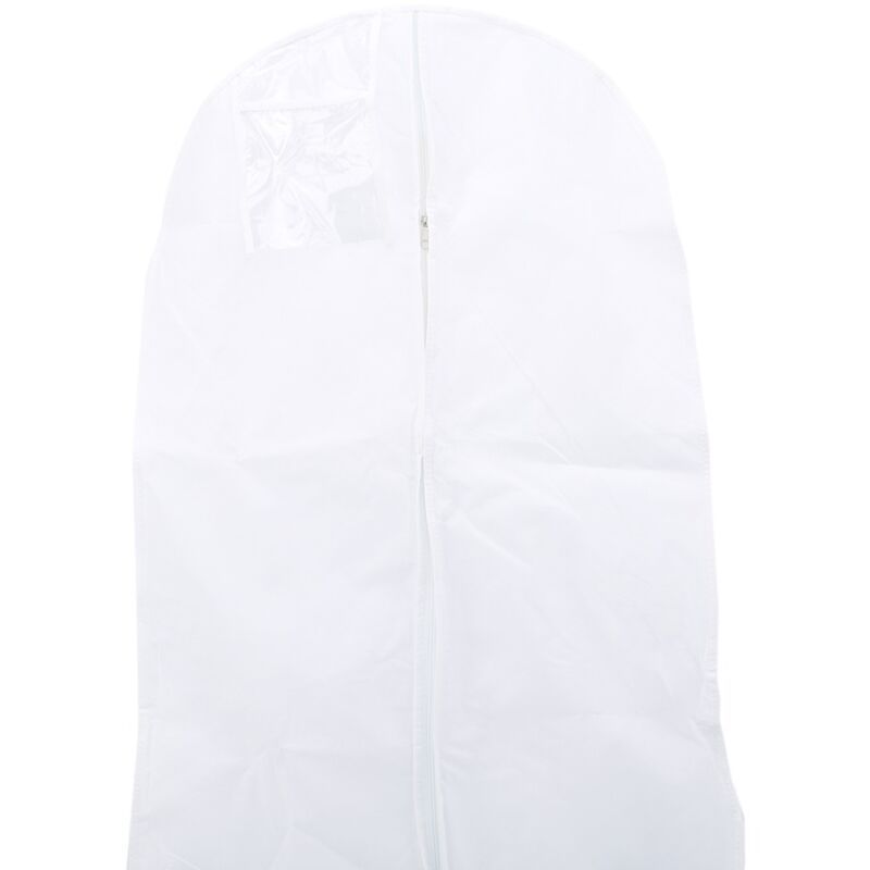 1 Pc Wedding Dress Dust Cover Breathable Non Woven Fabric White