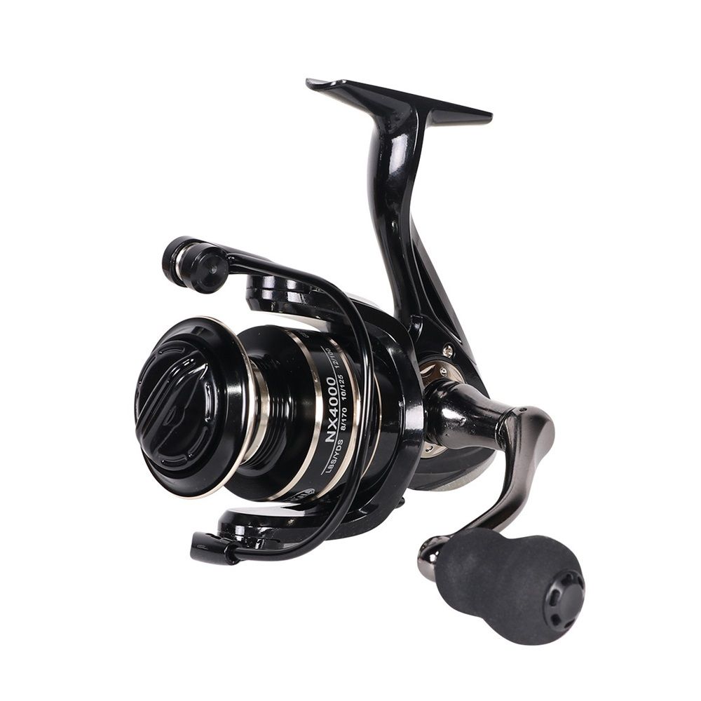 Fishing Reel, Front Drag Fishing Reel Spinning Reels Metal Spool and Handle for Saltwater and Freshwater Fishing