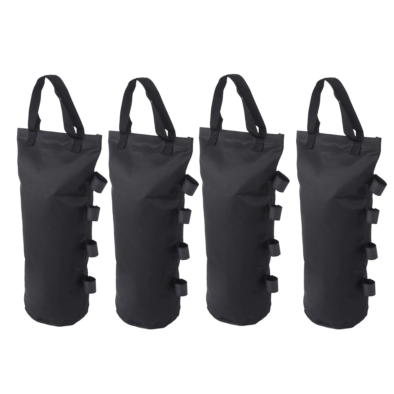 Zipper Top Sand Bags for Canopy Legs (Without Sand) Sand Bags for Weight - Sandbags for Gazebo Legs, Pop Up Canopy Tent Weights - Canopy Weight Bags, Set of 4