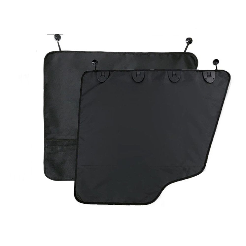 2 Pack Extra Big & Thick Anti Pet Scratching Waterproof Vehicle Door Covers Guard Truck Interior Panel Safe SUV Universal Black