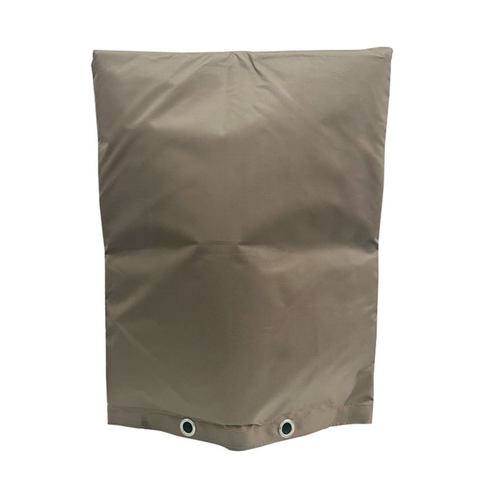 Backflow Preventer Insulation Cover, Insulated Well Pump Cover Irrigation Sprinkler Valve Pouch ,Pipe Insulation Covers for Outside Winter Freeze Protection (brown 16" W x 20" H)