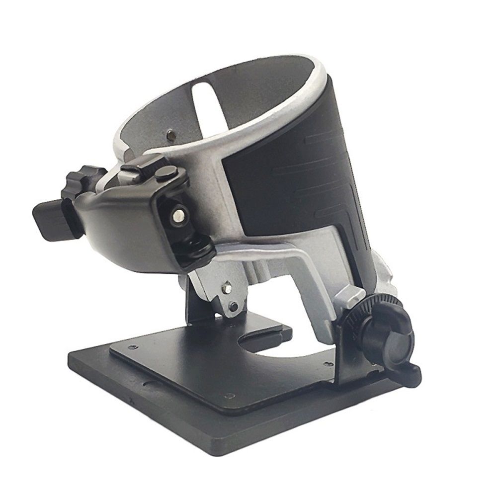 3709 370 Compact Router Tilt Base 90*90mm Angle Router Base Trimmer Protective Base Woodworking Accessories for Groove Cutting Jig Templates