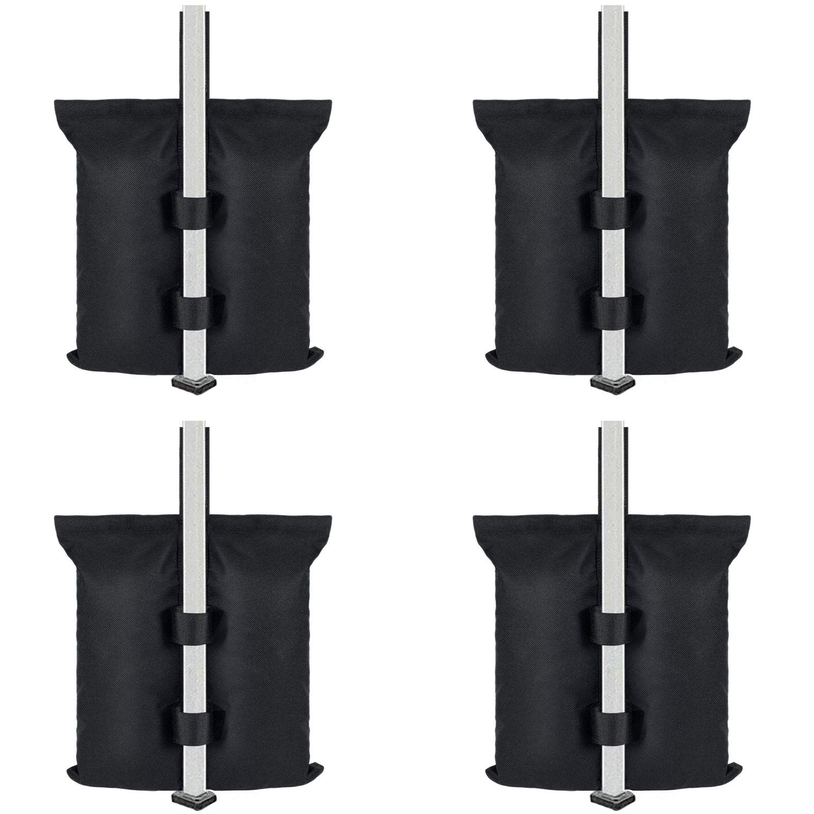 Outdoor tent fixed sandbag sandbag, sunshade base fixed sandbag, 4 pieces of outdoor sunshade legs with pavilion counterweight (no sand)