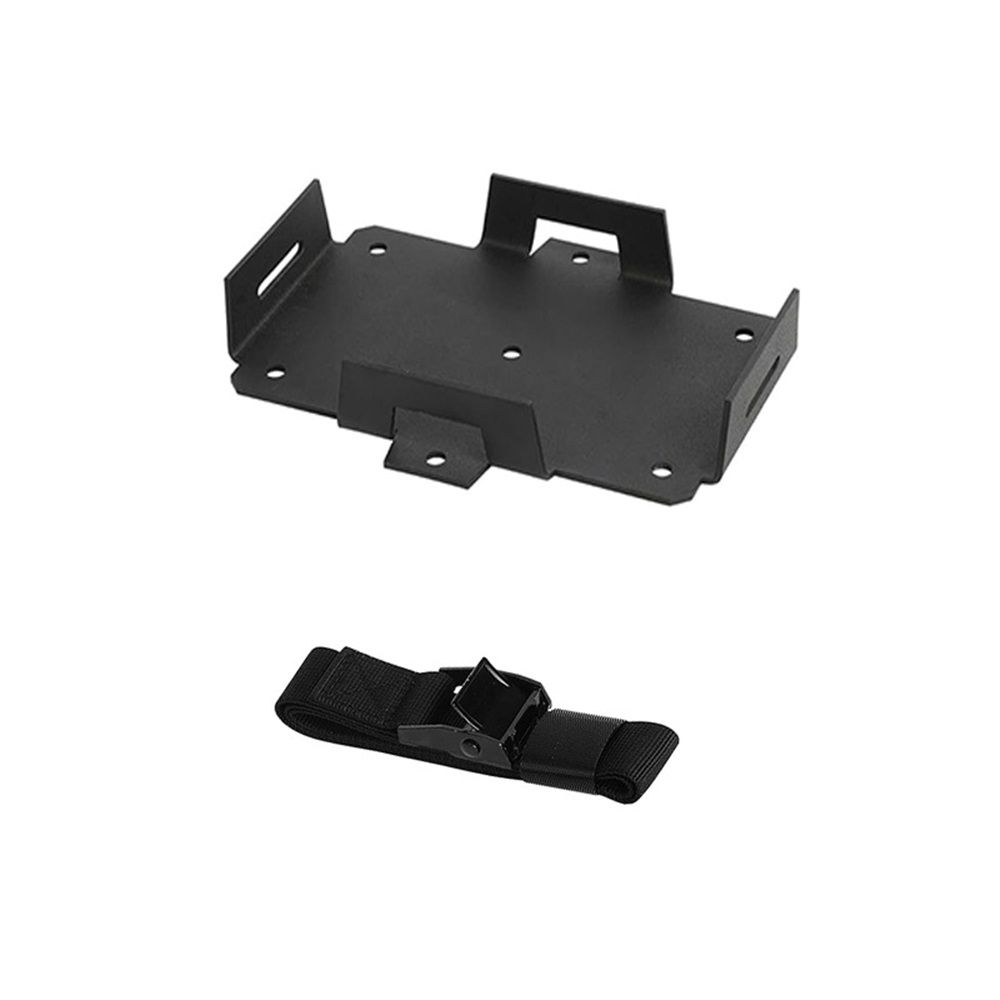Small Battery Tray Fit 12V-6V / 7AH 8AH 9AH 12AH 15AH Batteries and More, Adjustable Hold-Down Strap Battery Mount Compatible with Boats, Kayaks, Motorcycles, ATVs, Generators, Jetskis