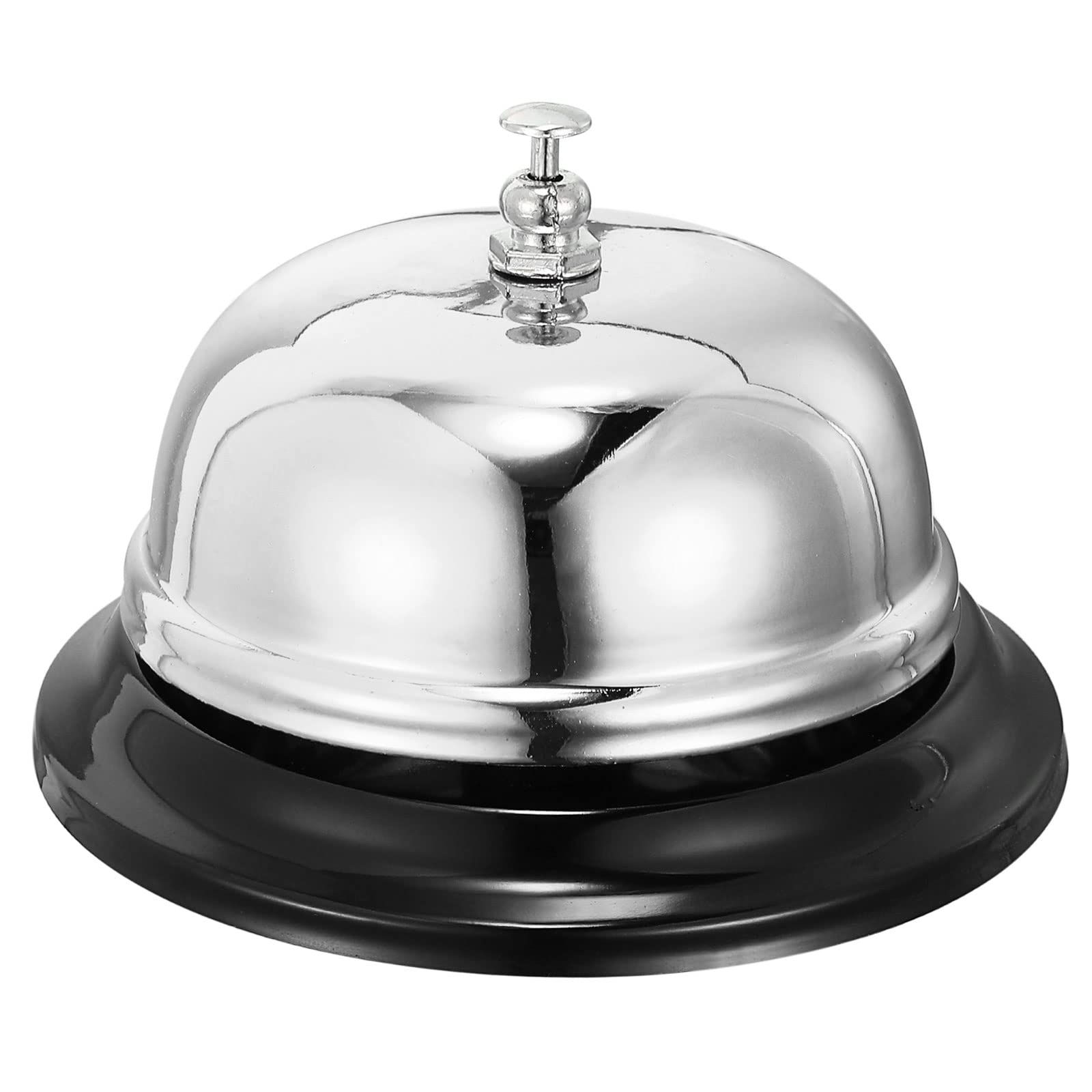 Bell for Desk – Loud & Clear Call Bell with Matte Anti-Rust Steel, Durable Design for Office, Reception, Classroom, and Hotel Use large size