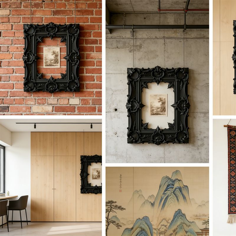 A gorgeous 3D-printed wall-mounted picture frame