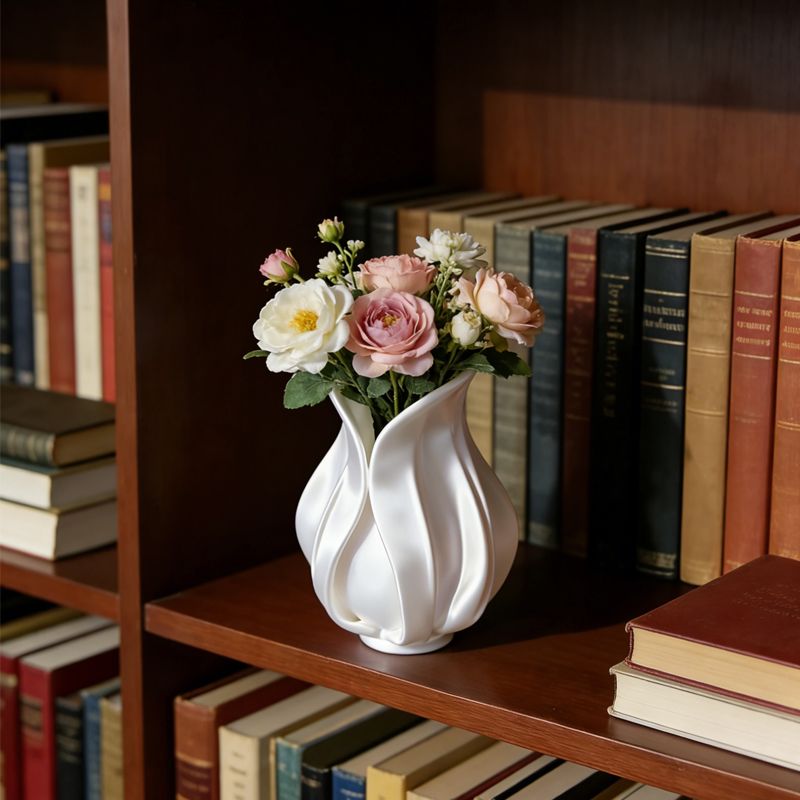 3D printed petal vase