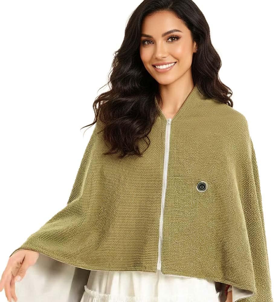 USB Power Supply Electric Heated Blanket Shawl Portable Wearable Heated Throw 3 Heat Levels Machine Washable Cozy 62x32 Inches USB Power Supply Electric Heated Blanket Shawl Portable Wearable Heated Throw 3 Heat Levels Machine Washable Cozy 62x32 Inches