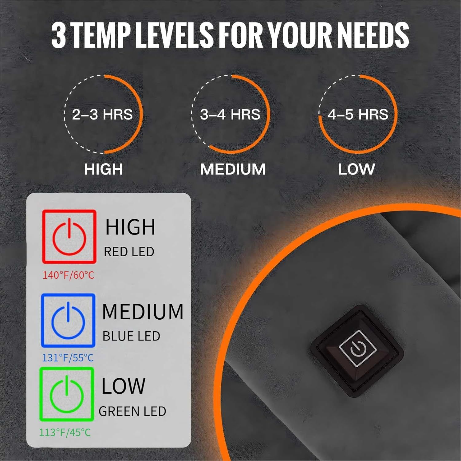 Heated Scarf for Women & Men