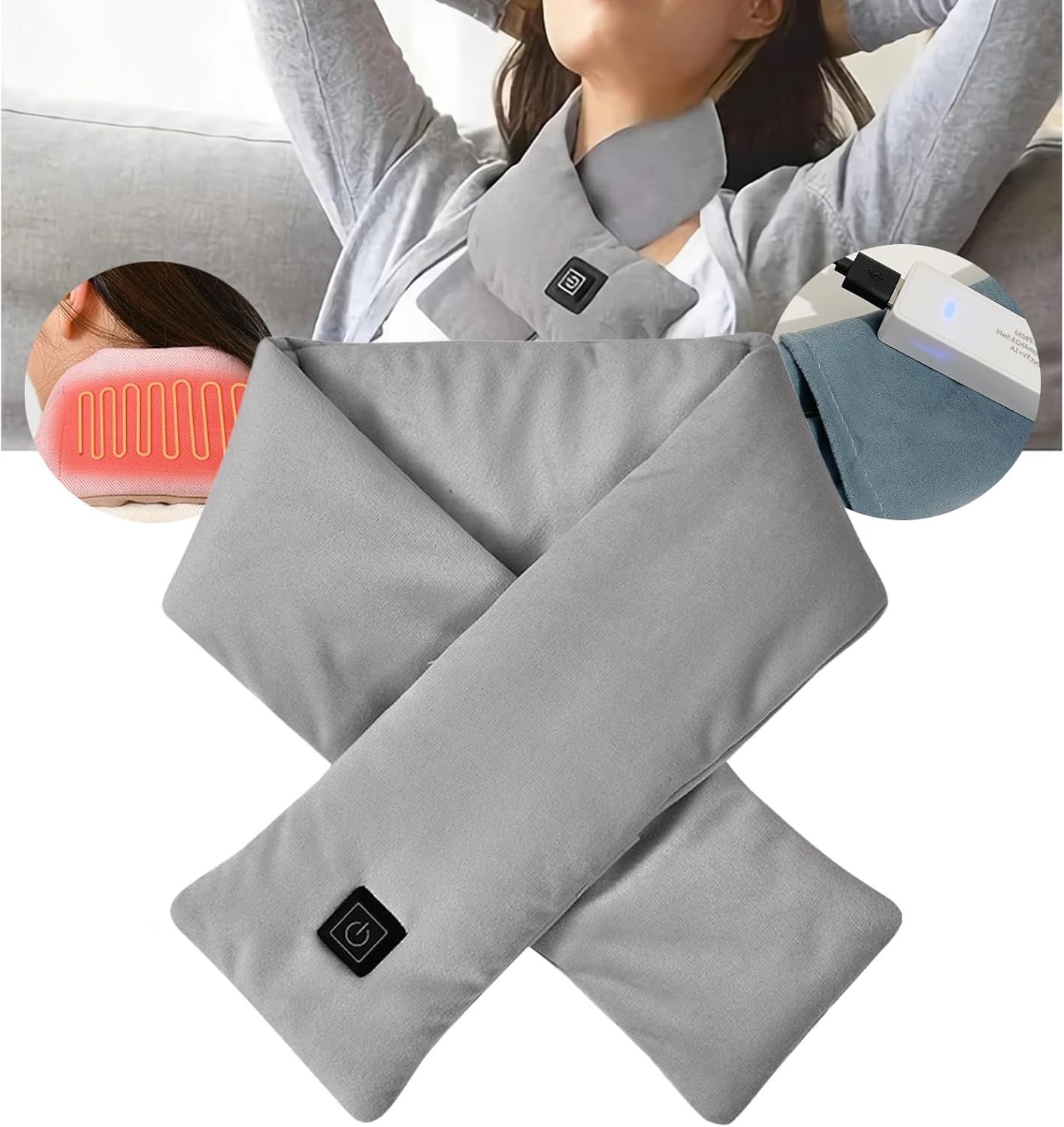 Heated Scarf for Women & Men