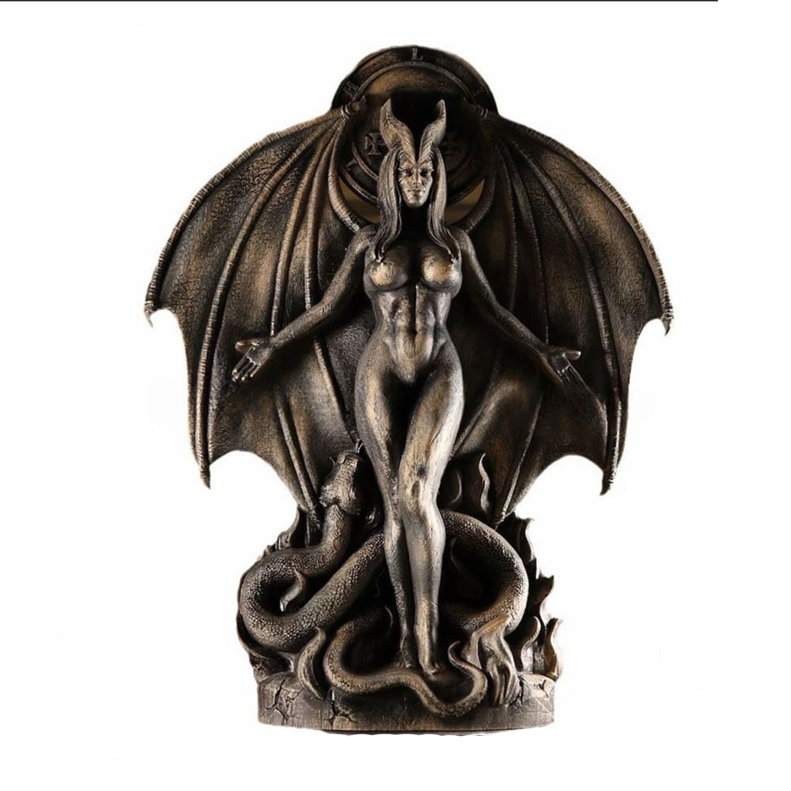 Lilith Inanna Goddess Statue - Gothic Resin Figurine Lilith Inanna Goddess Statue - Gothic Resin Figurine