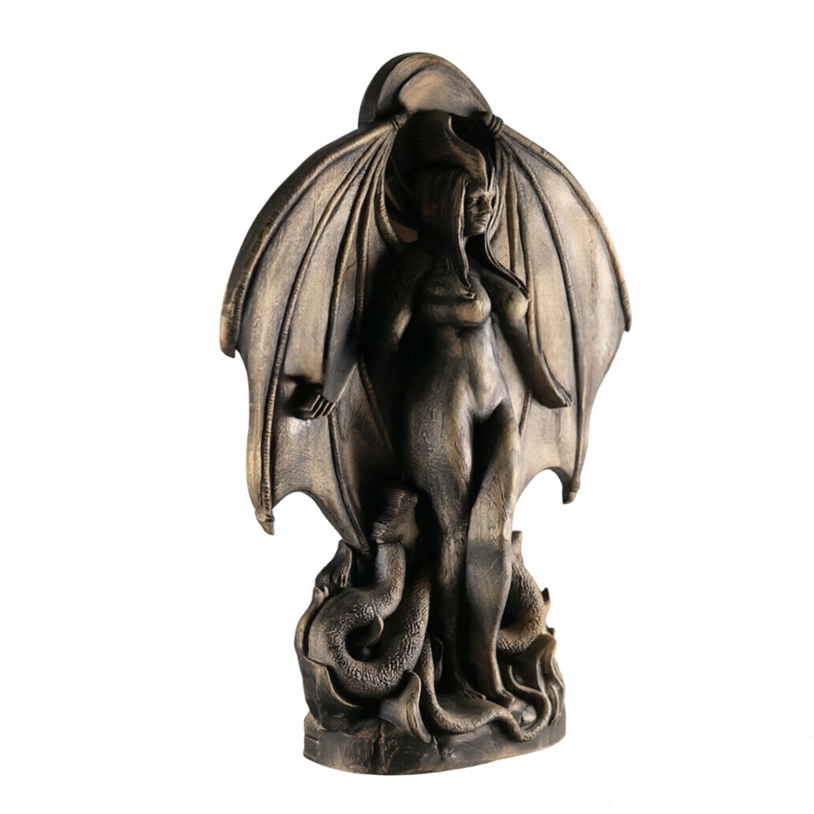 Lilith Inanna Goddess Statue - Gothic Resin Figurine