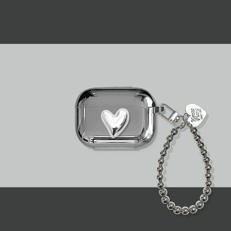 Electroplated 3D Heart + Bracelet Apple AirPods Pro 2