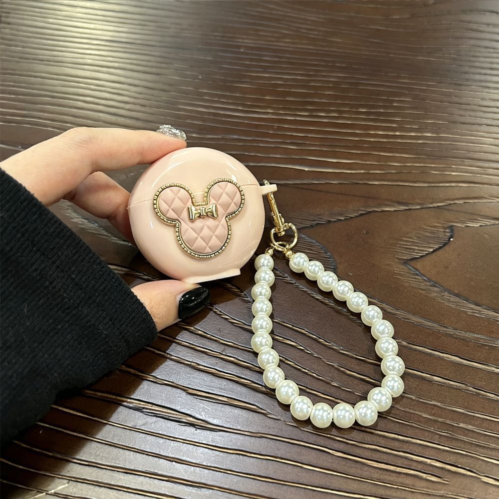Pink Mini [Pink Shell] + Pearl Bracelet AirPods Pro