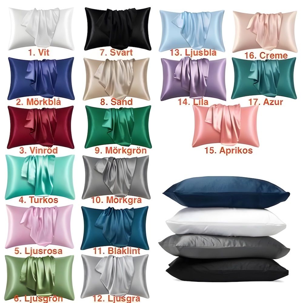 2-Pack Satin Pillowcase