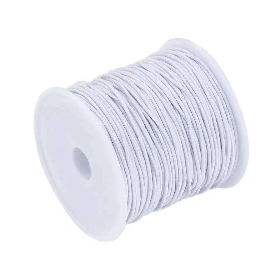 50m White Nylon Covered Elastic Thread 50m White Nylon Covered Elastic Thread