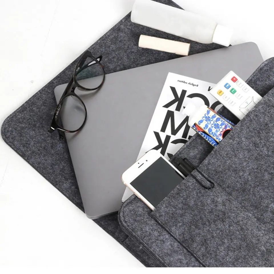 Felt Storage Bag Pouch Bed