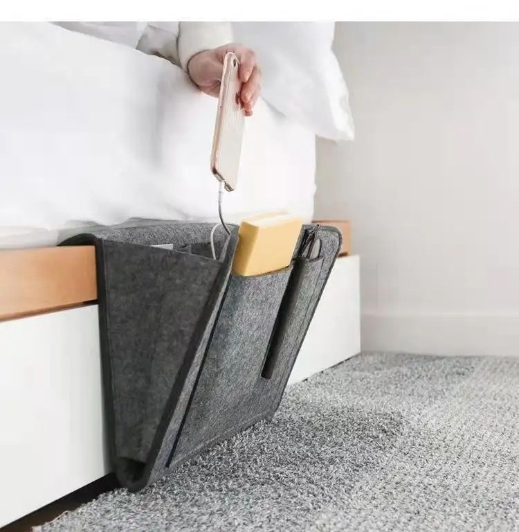 Felt Storage Bag Pouch Bed